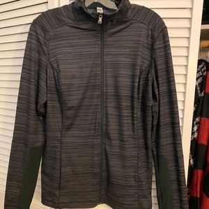 Under Armour athletic jacket, gray-black, size L
